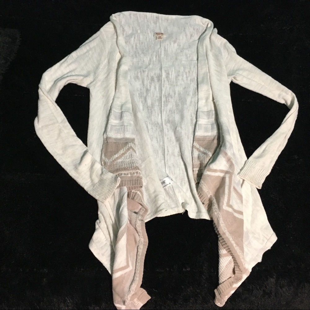 Cream colored cardigan